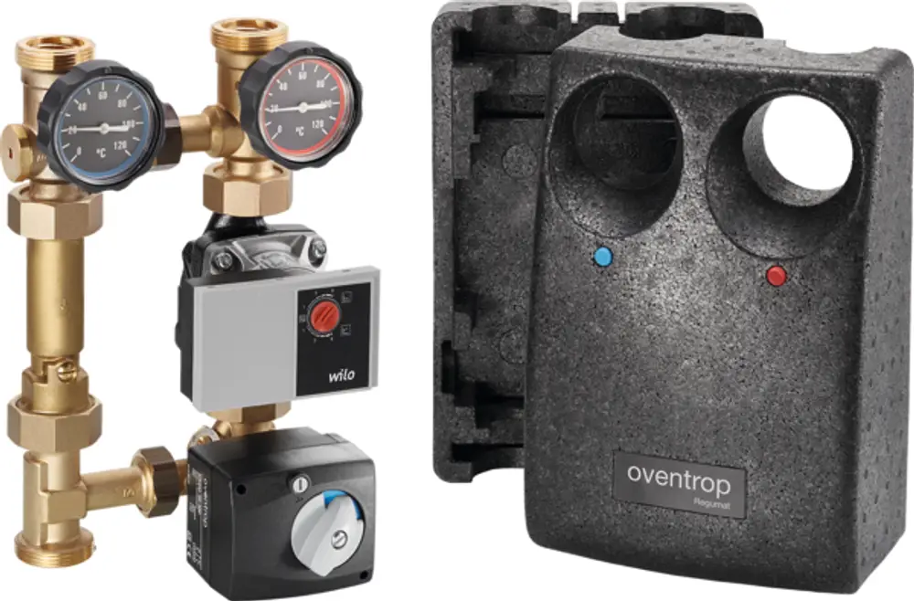 OVENTROP Gemischte Heizkreisstation Regumat M3-130 DN 25, Wilo PARA 25-130/6-43/SC-9, 1355274